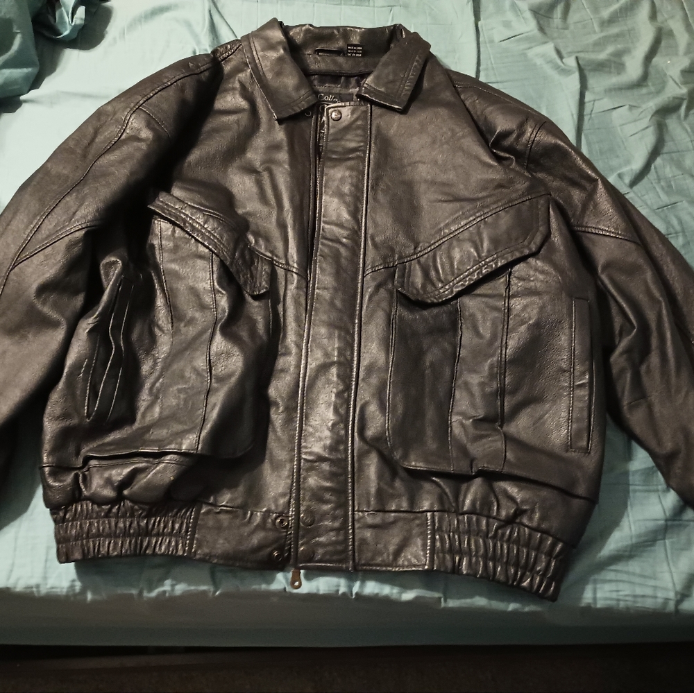 Men's leather jacket